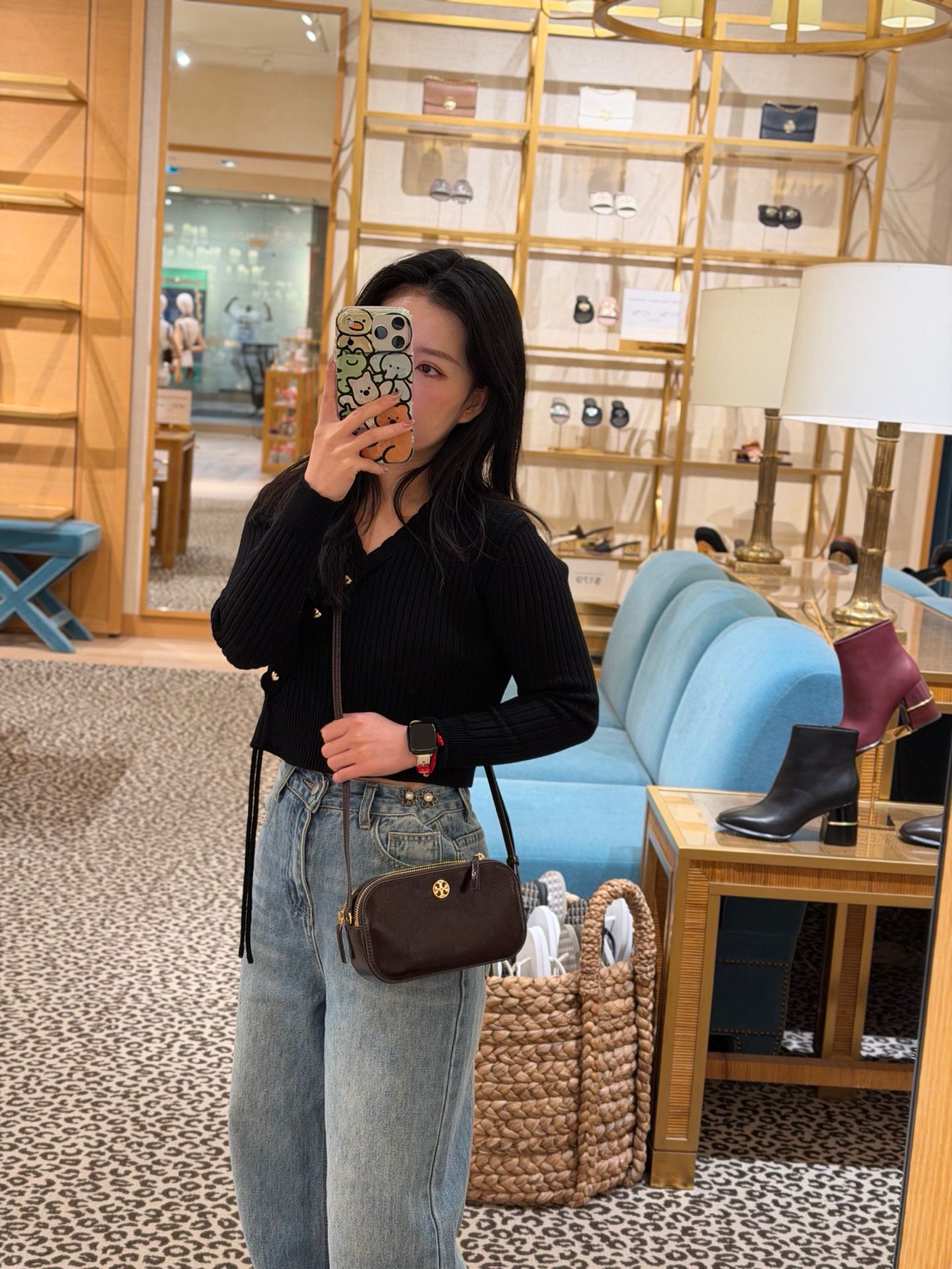 Tory Burch Emerson patent leather crossbody bag