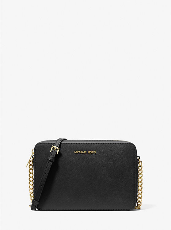 Michael kors Jet Set Large Saffiano Leather Crossbody Bag
