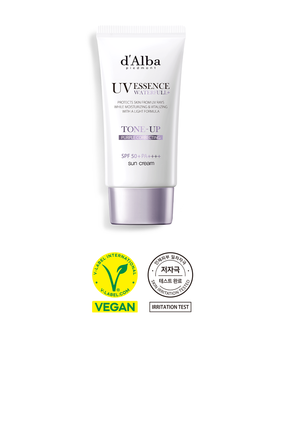 D'Alba Waterfull Tone-up Sunscreen Purple 50ml SPF 50+ PA++++ /