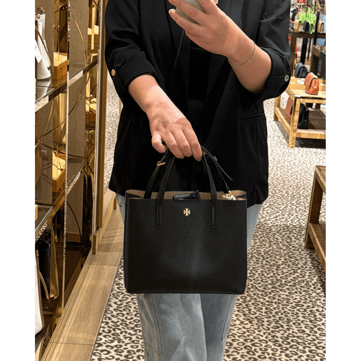 Tory Burch Black small tote