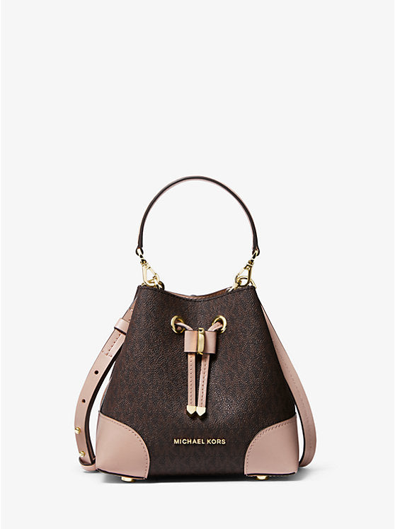 Michael Kors Mercer Small Logo Bucket Bag