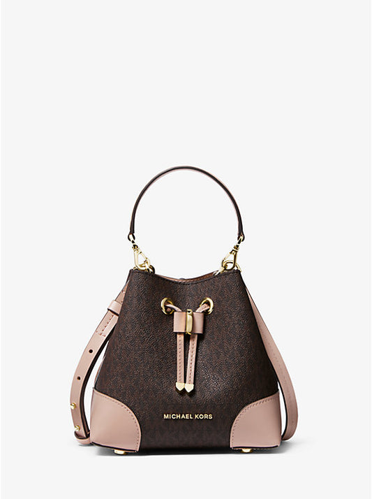 Michael Kors Mercer Small Logo Bucket Bag