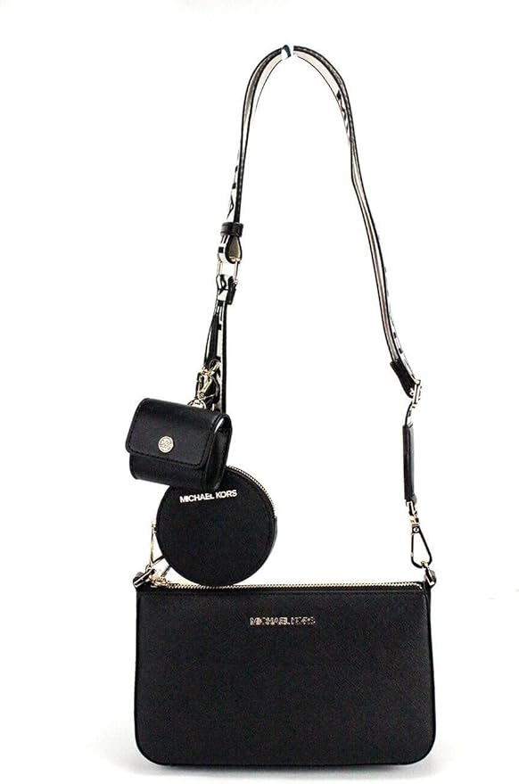 Michael Kors Jet Set Medium Signature Logo Crossbody Bag