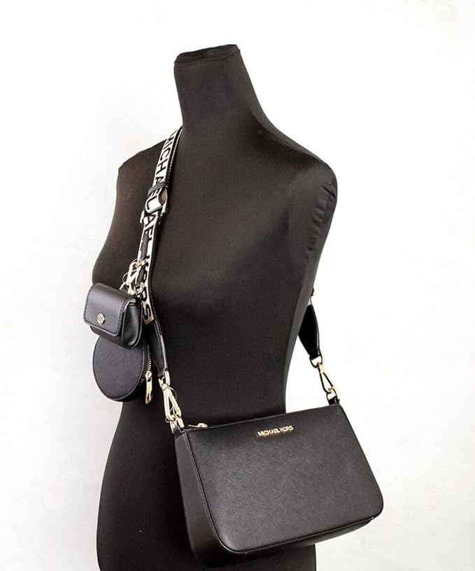 Michael Kors Jet Set Medium Signature Logo Crossbody Bag
