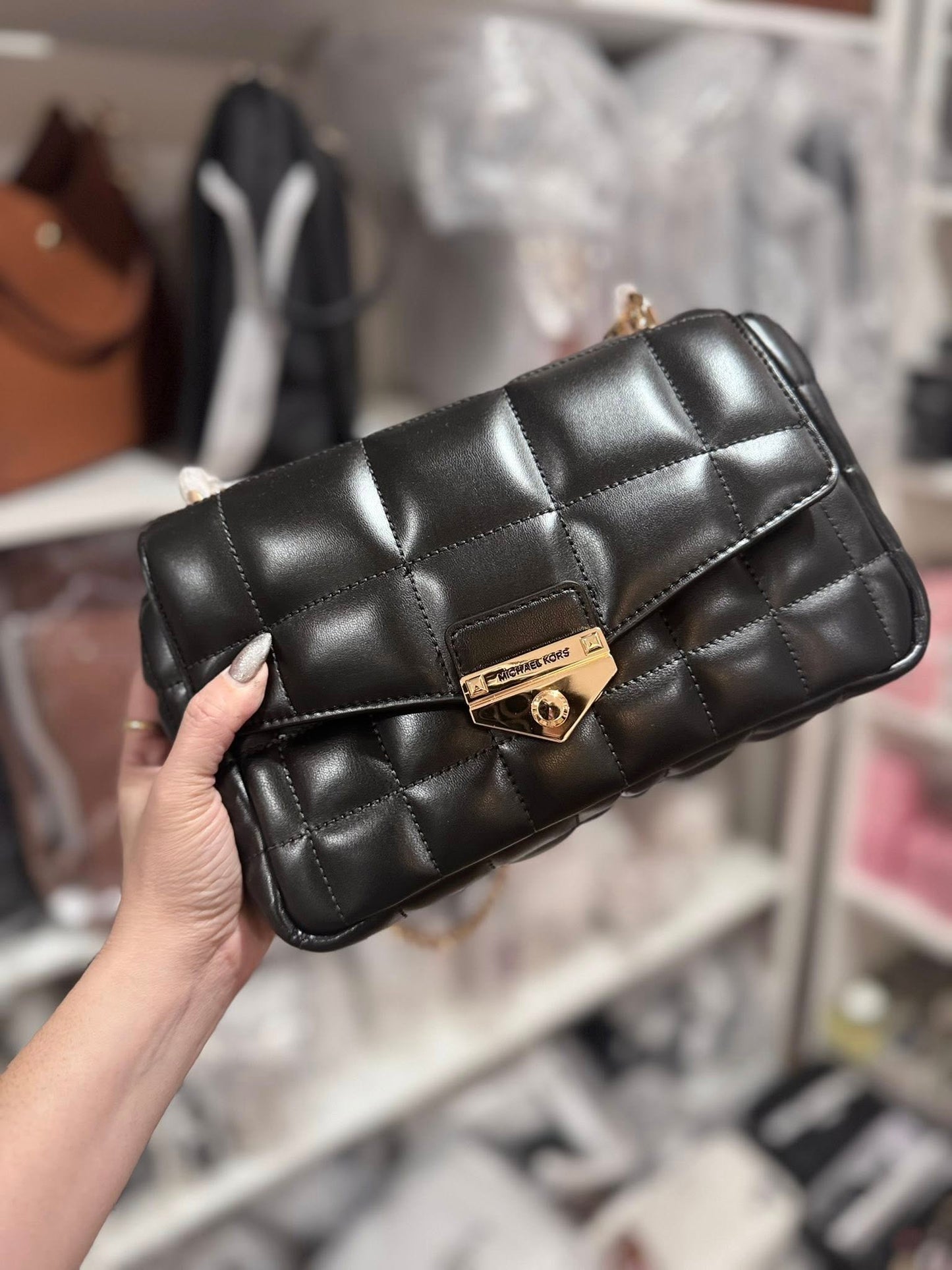 Michael Kors Soho Large Quilted Leather Shoulder Bag