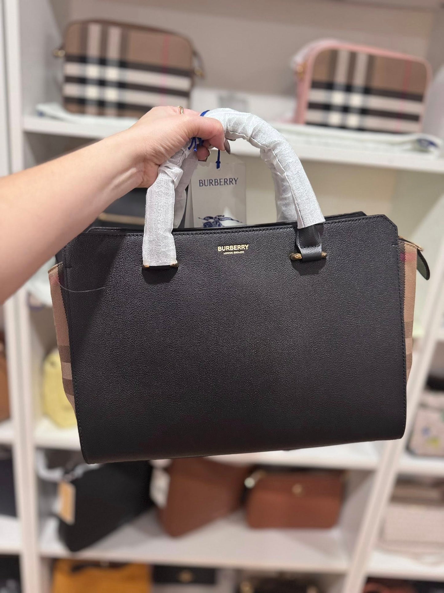Burberry Banwell  Top-Handle Bag