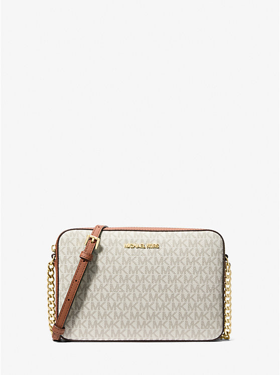 Michael kors Jet Set Large Saffiano Leather Crossbody Bag