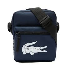 Lacoste vertical camera bag