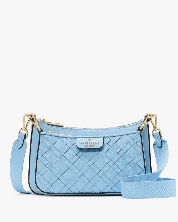 Katespade Duet Woven leather bag