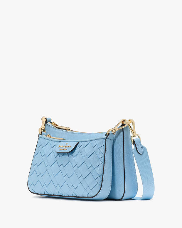 Katespade Duet Woven leather bag