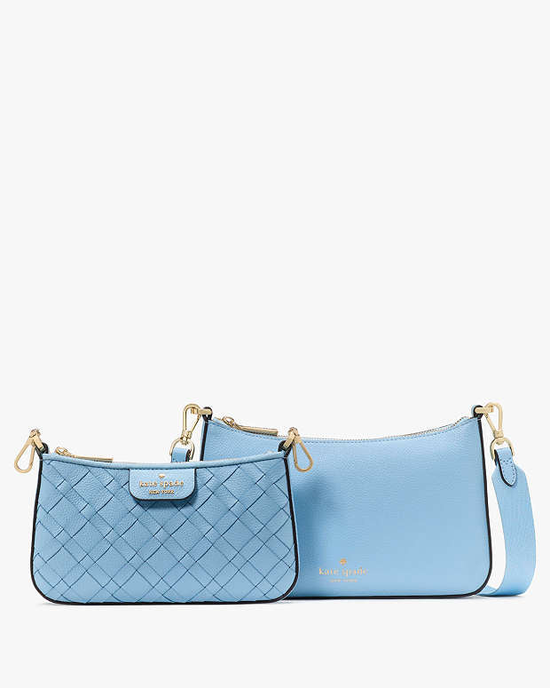 Katespade Duet Woven leather bag