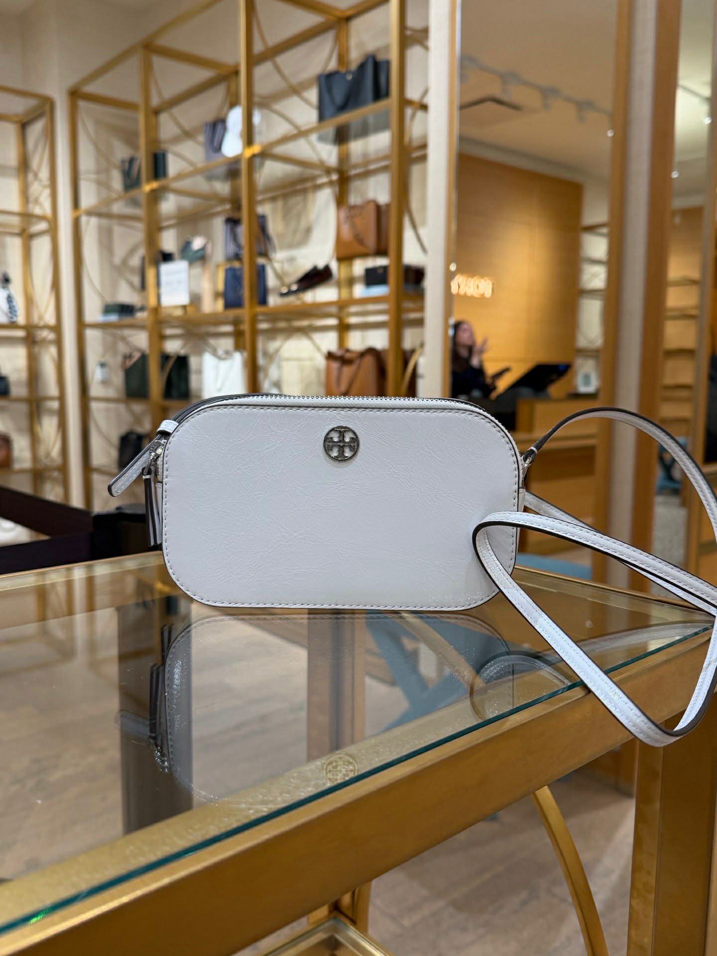 Tory Burch Emerson patent leather crossbody bag