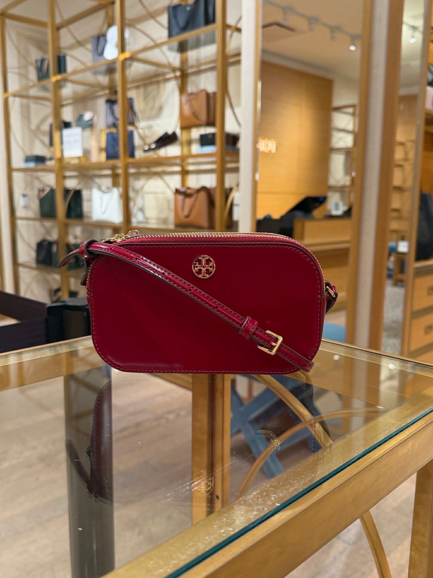 Tory Burch Emerson patent leather crossbody bag